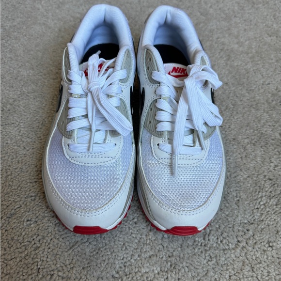 Nike air white with red,black, and gray accents. Size:7 only worn twice. - Picture 4 of 5